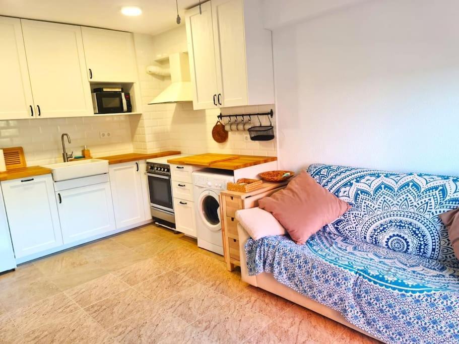 Bonito Apartamento Con Vistas Al Mar 플라야 포블라 데 파르날스 외부 사진