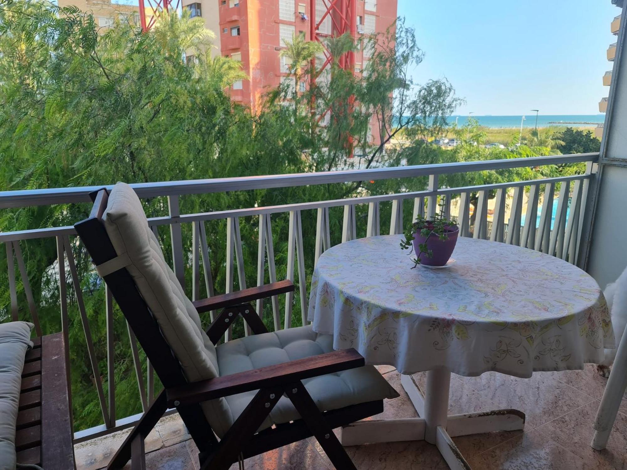 Bonito Apartamento Con Vistas Al Mar 플라야 포블라 데 파르날스 외부 사진