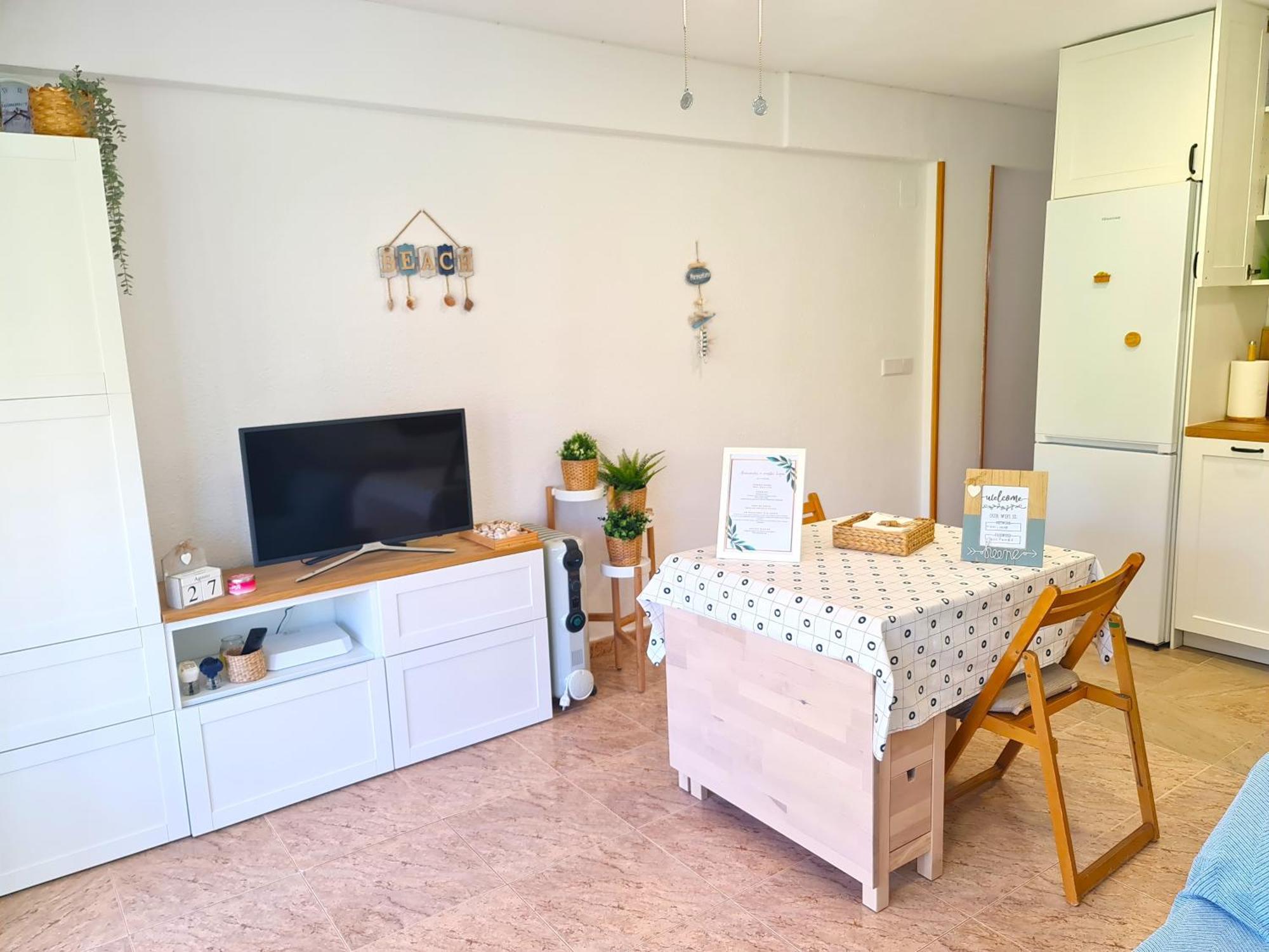 Bonito Apartamento Con Vistas Al Mar 플라야 포블라 데 파르날스 외부 사진